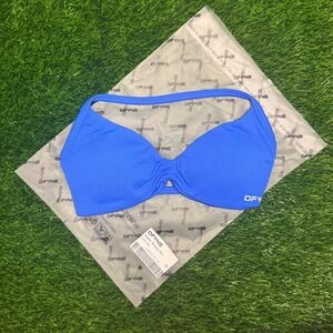 Dfyne impact strappy bra electric blue small